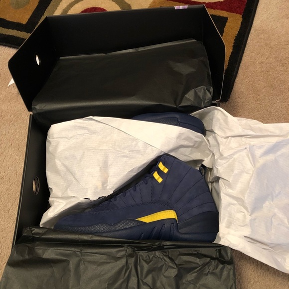 Air Jordan retro 12 Michigan - Picture 3 of 5